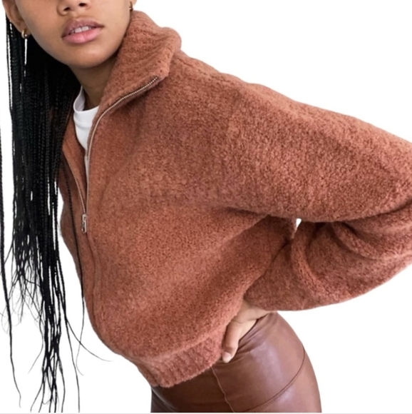 WILFRED Marilyn Sweater Alpaca Orange Wool Artitzia - Picture 4 of 11